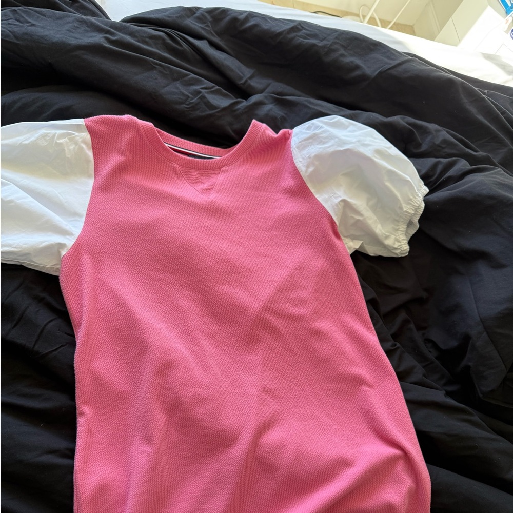 Pink and White Kids Top